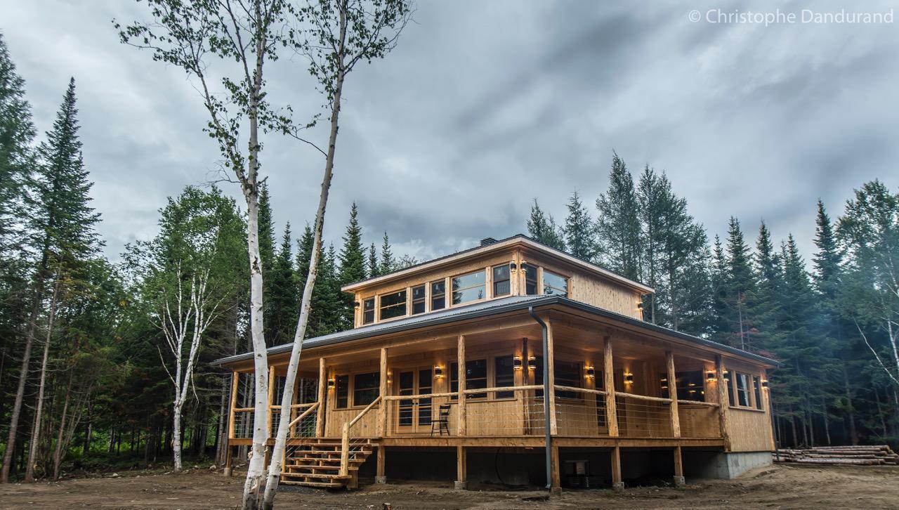 Chalet Tao Par Les Chalets Spa Canada La Malbaie Buitenkant foto